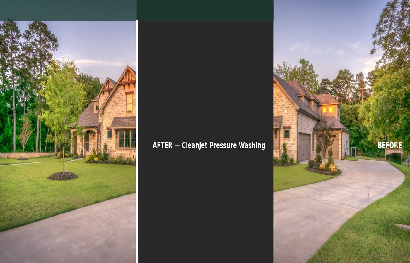 Pressure Washing website sample concept